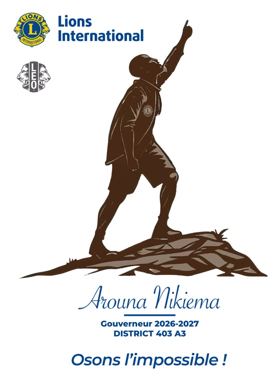 Fanion Arouna Nikiema — Gouverneur 2026-2027 District 403 A3